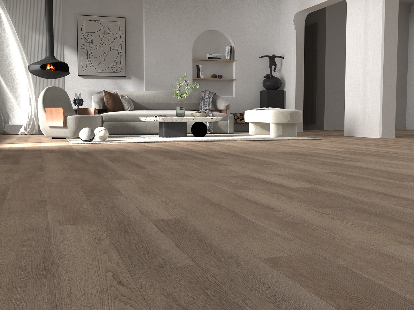 SPC WOOD OAK Greige 5RW102