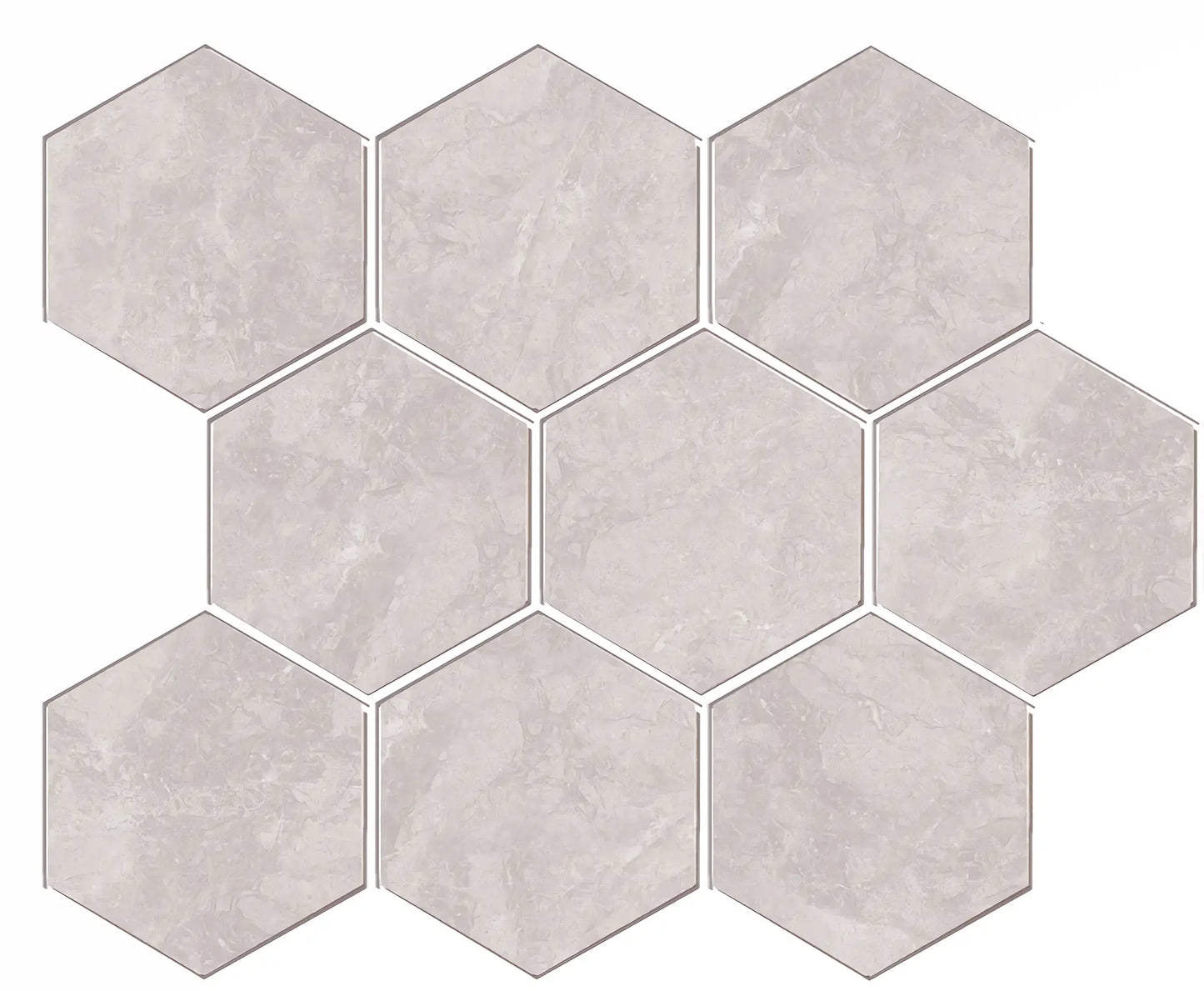 TITANIUM SILVER HEXA 35.5x29.2 MAT