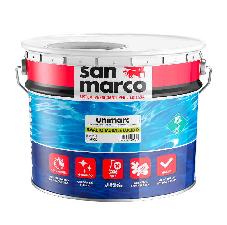 Unimarc SMALTO murale LUCIDO BIANCO