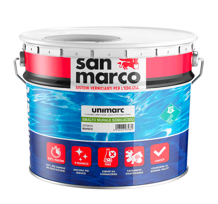 Unimarc SMALTO murale SEMILUCIDO BIANCO