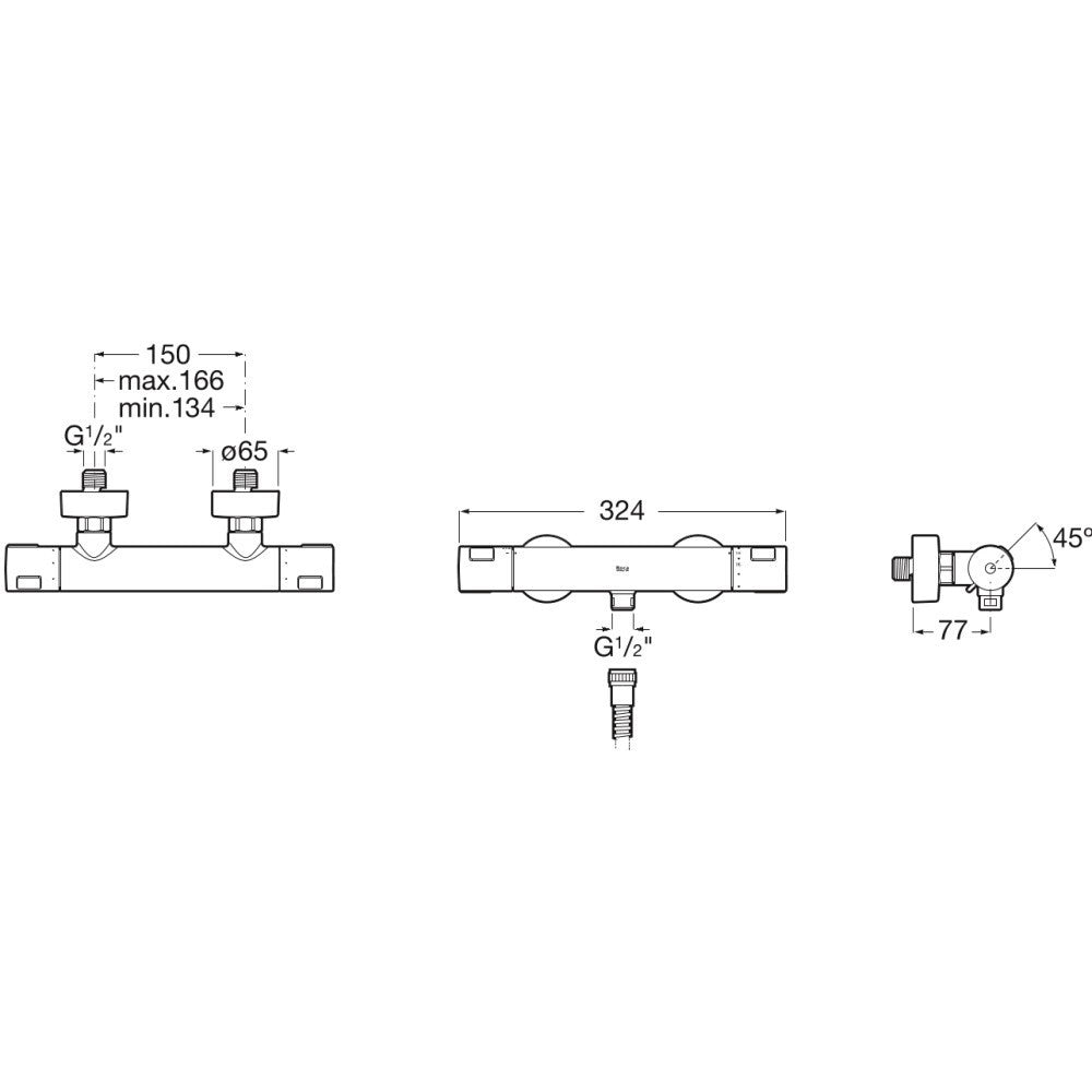 Victoria  T-500 Baterie dus cu termostat