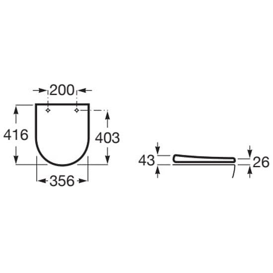 The Gap Compact Capac WC soft-close