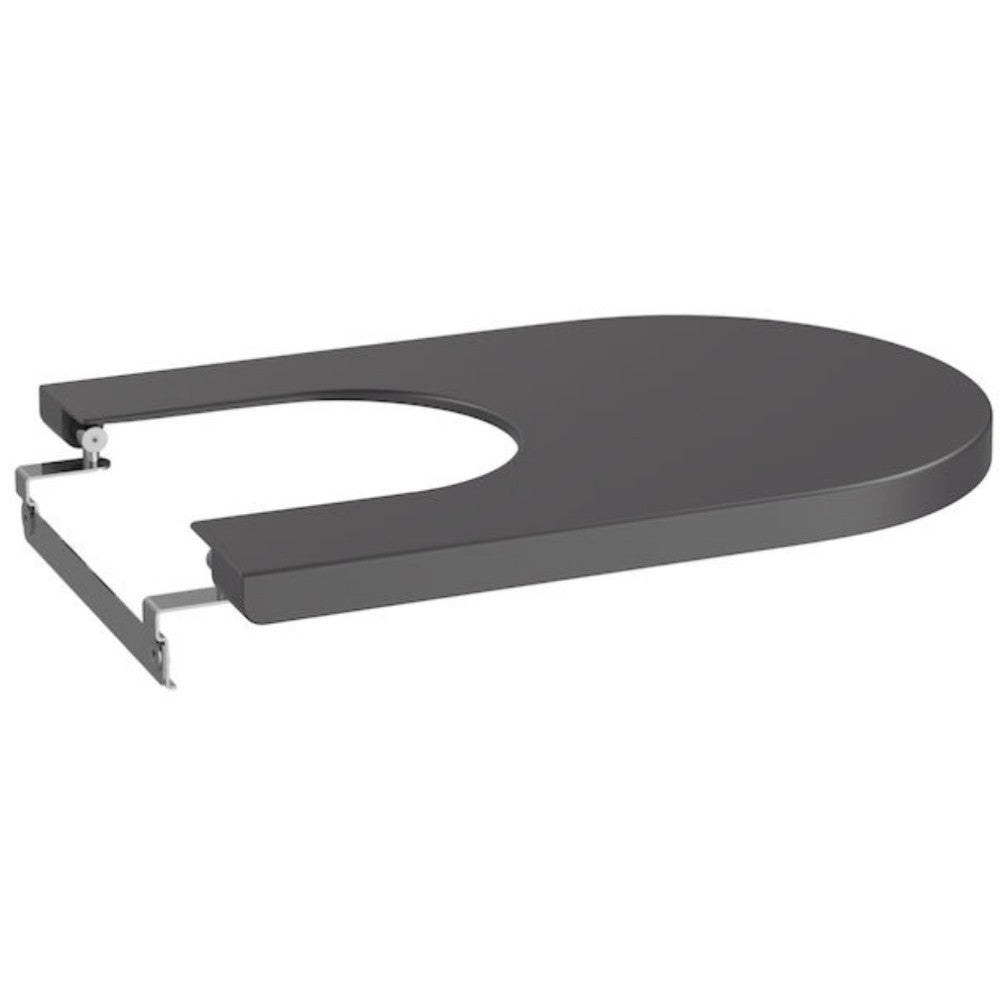 INSPIRA Round Capac bideu soft close, antracit (onyx)