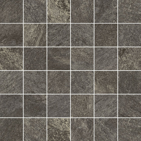 SLATESTONE MOSAICO 5X5 COAL NATURAL 30X30