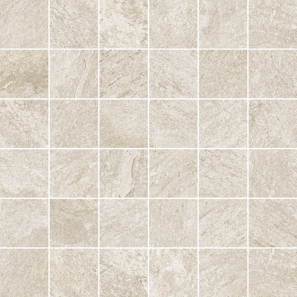 SLATESTONE MOSAICO 5X5 WHITE NATURAL 30X30