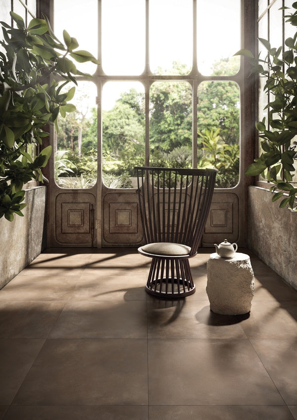 FRESCO  BURNT UMBER  NATURAL 80X80