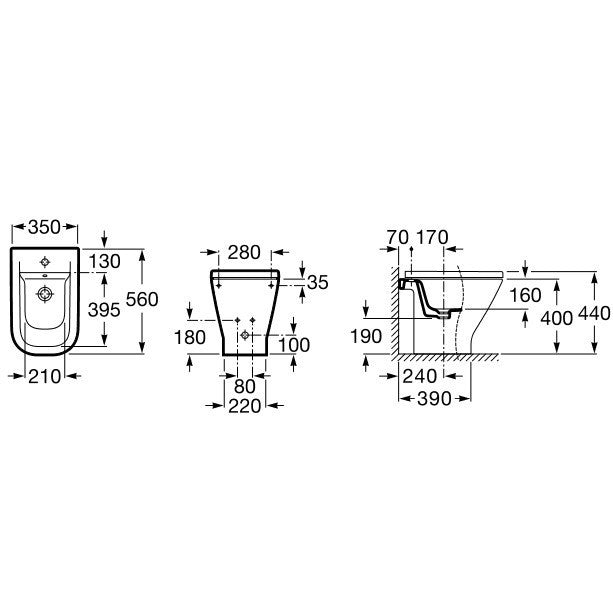 The Gap Bideu 35x56 cm