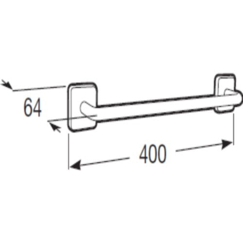 Victoria Suport prosop baie tip bara 40 cm, montaj adeziv sau cu suruburi