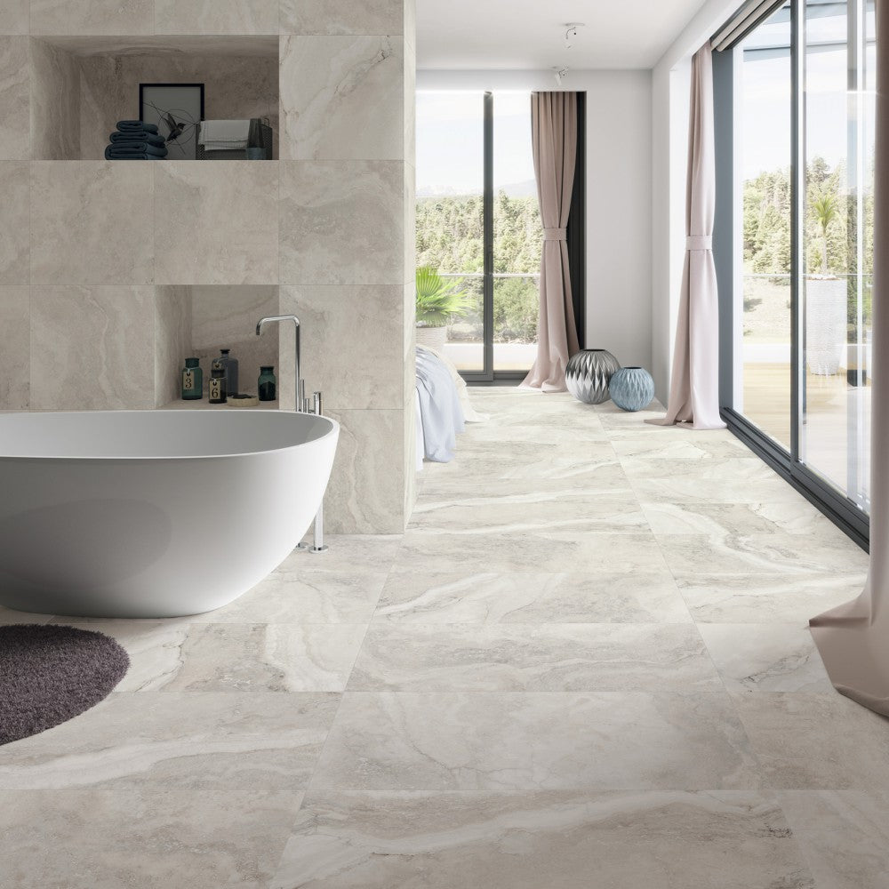 TRAVERTINO DI CARACALLA BIANCO 60x120 MAT