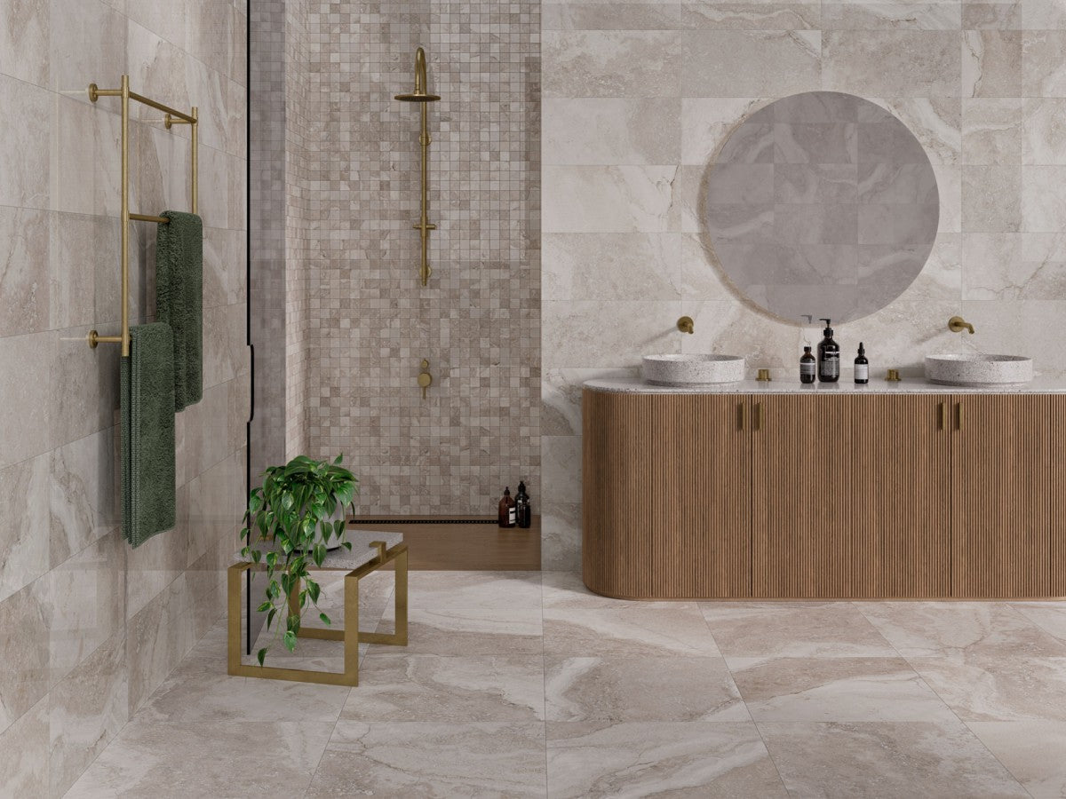 TRAVERTINO DI CARACALLA BIANCO 60x120 GRIP