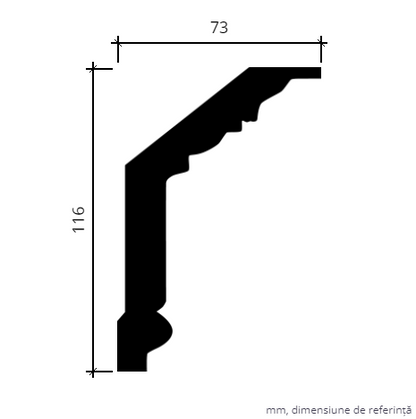 Cornisa FLEXIBILA 1.50.104