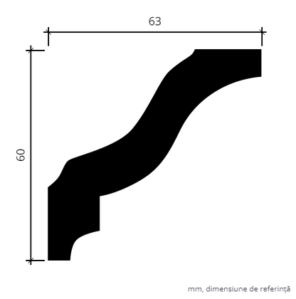 Cornisa FLEXIBILA 1.50.105