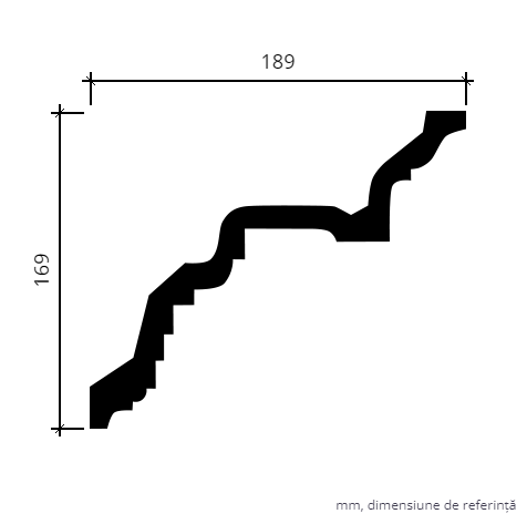 Cornisa FLEXIBILA 1.50.110
