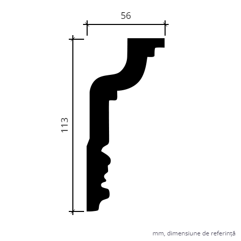 Cornisa FLEXIBILA 1.50.119