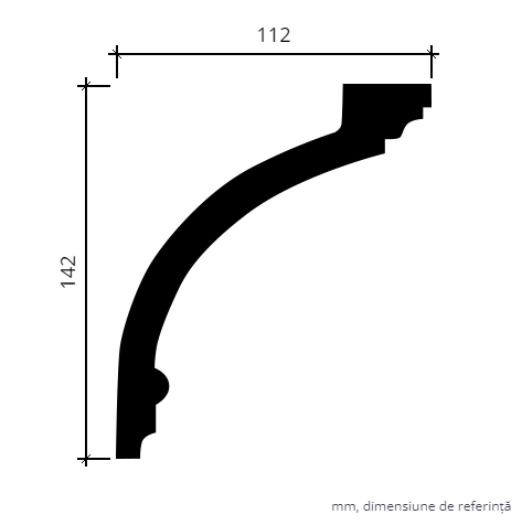 Cornisa FLEXIBILA 1.50.120