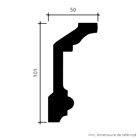 Cornisa FLEXIBILA 1.50.121