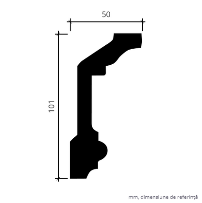 Cornisa FLEXIBILA 1.50.121