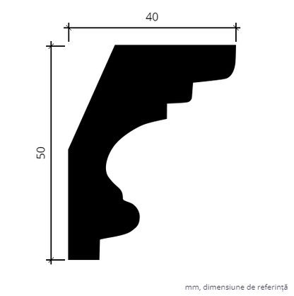 Cornisa FLEXIBILA 1.50.122