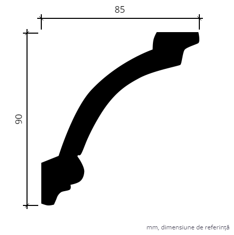 Cornisa FLEXIBILA 1.50.125