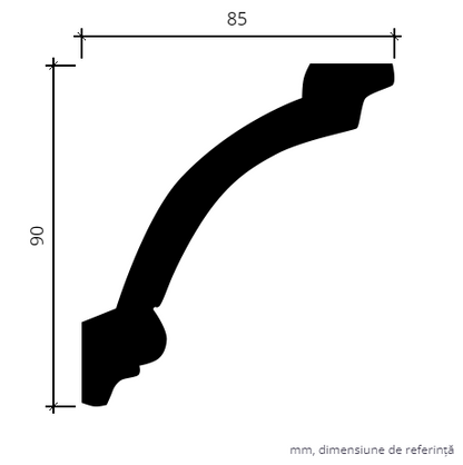 Cornisa FLEXIBILA 1.50.125