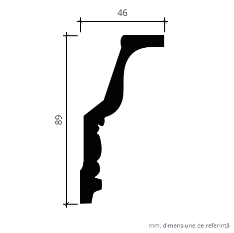 Cornisa FLEXIBILA 1.50.127