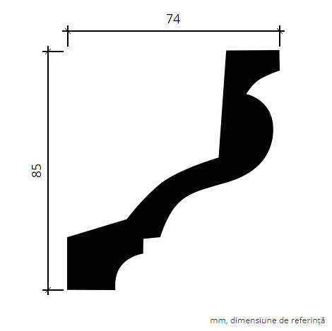 Cornisa FLEXIBILA 1.50.129
