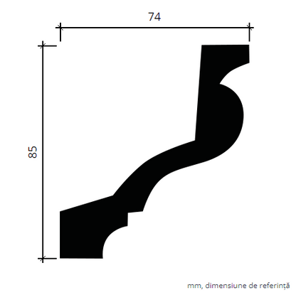 Cornisa FLEXIBILA 1.50.129