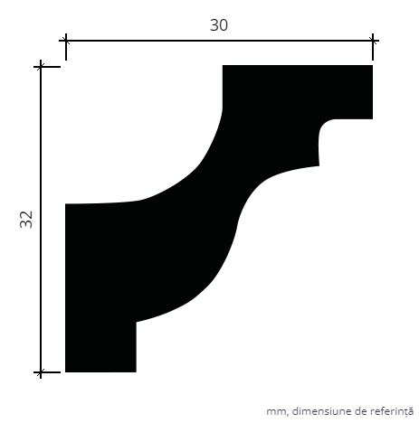 Cornisa FLEXIBILA 1.50.130