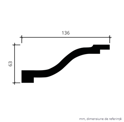 Cornisa FLEXIBILA 1.50.131