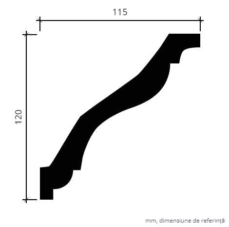 Cornisa FLEXIBILA 1.50.133