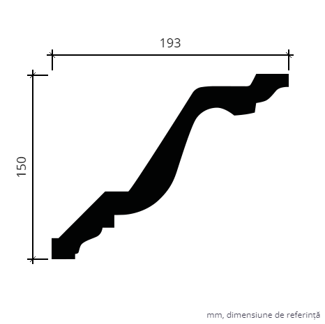 Cornisa FLEXIBILA 1.50.134