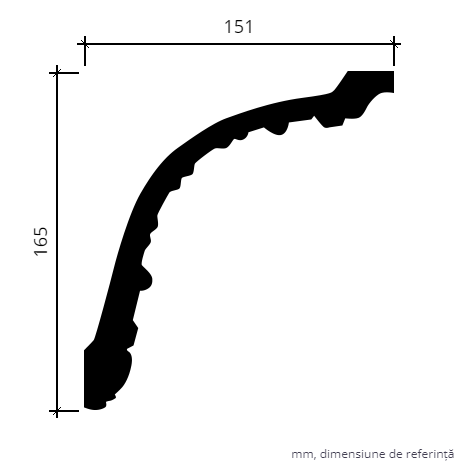 Cornisa FLEXIBILA 1.50.138