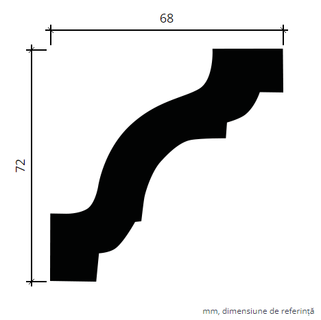 Cornisa FLEXIBILA 1.50.141