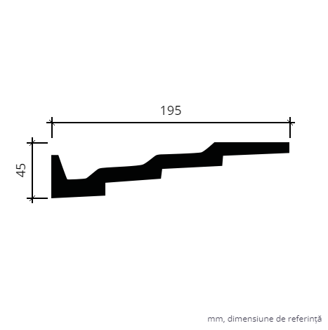 Cornisa FLEXIBILA 1.50.142