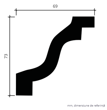 Cornisa FLEXIBILA 1.50.143