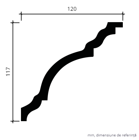 Cornisa FLEXIBILA 1.50.148