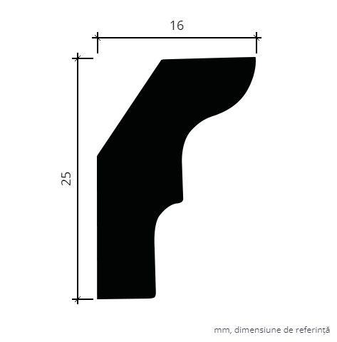 Cornisa FLEXIBILA 1.50.155