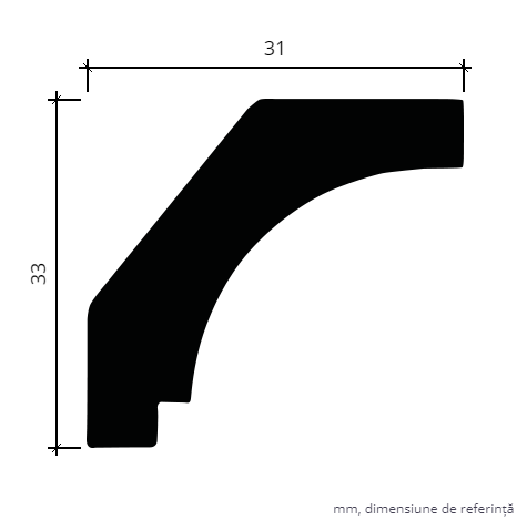 Cornisa FLEXIBILA 1.50.157