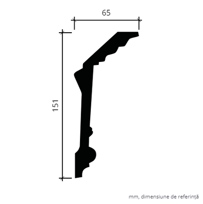Cornisa FLEXIBILA 1.50.163