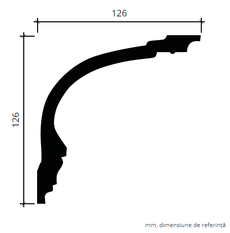 Cornisa FLEXIBILA 1.50.164