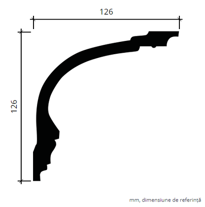Cornisa FLEXIBILA 1.50.164