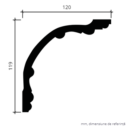 Cornisa FLEXIBILA 1.50.168