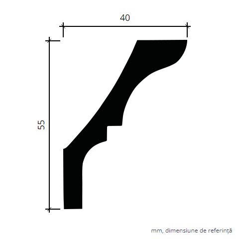 Cornisa FLEXIBILA 1.50.173
