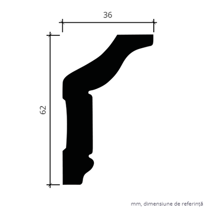 Cornisa FLEXIBILA 1.50.174