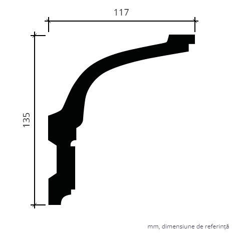 Cornisa FLEXIBILA 1.50.175