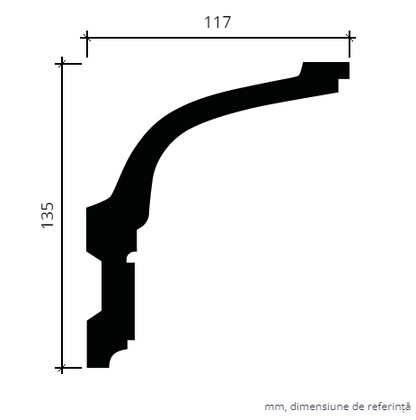 Cornisa FLEXIBILA 1.50.175