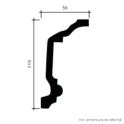 Cornisa FLEXIBILA 1.50.177