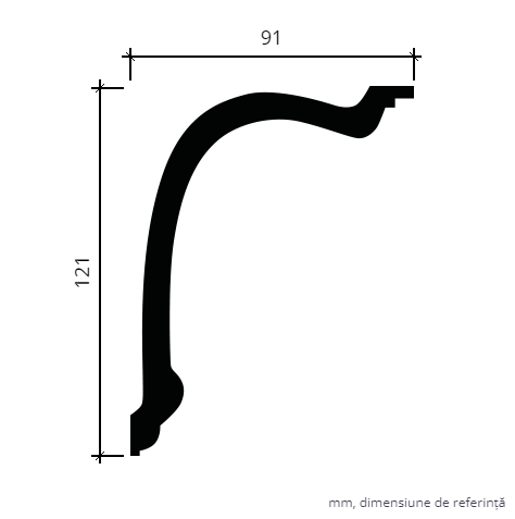 Cornisa FLEXIBILA 1.50.180