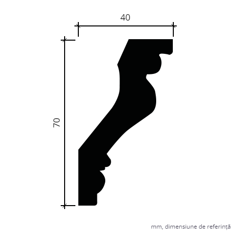 Cornisa FLEXIBILA 1.50.192