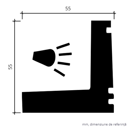 Cornisa FLEXIBILA 1.50.226   LED
